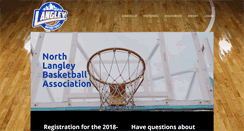 Desktop Screenshot of northlangleybasketball.ca