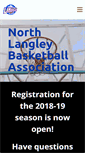Mobile Screenshot of northlangleybasketball.ca